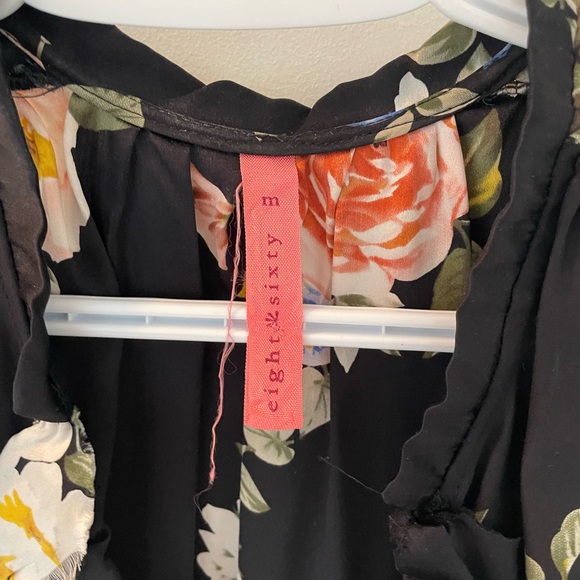 100% Silk Floral Shirt - Picture 3 of 3